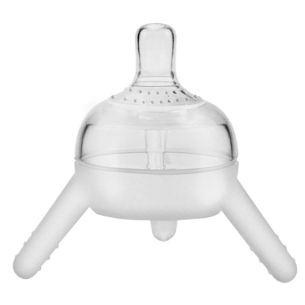 Hands Free 250cc  Baby Feeding Bottle Silicone Hands Free Milk Bottle