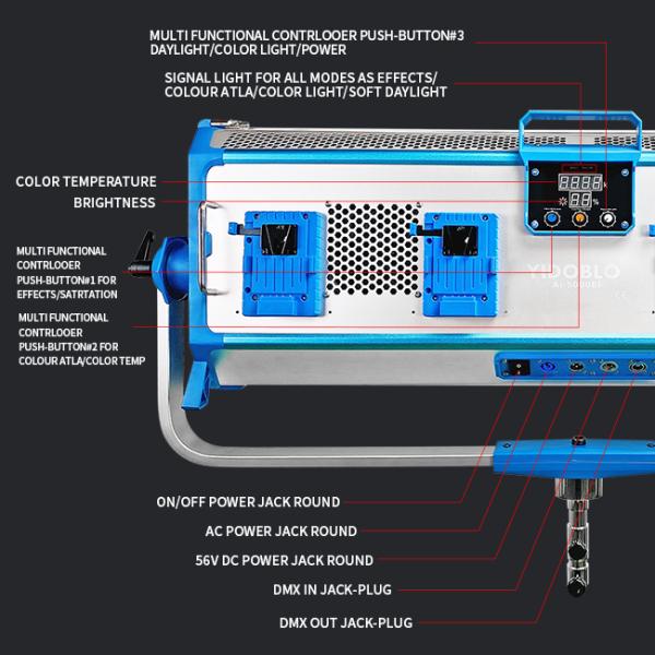 света 3200K 5500K фотографии дневного света СИД панели 115cm снимая оборудование света