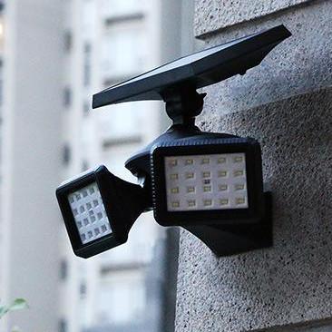 Waterproof Garden Solar Ground Flood Lights IP65 3.5W Dual Head High Brightness