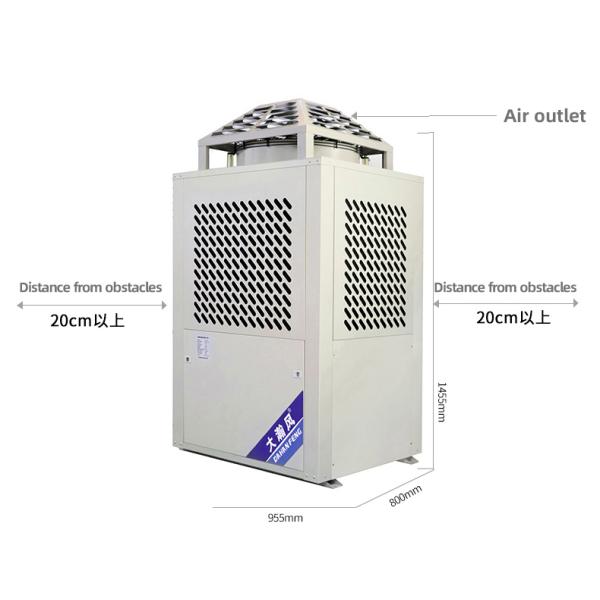 114 Ton best commercial hvac units garage gym air conditioning industrial ac unit cost system for gym manufacturer China
