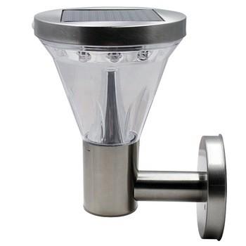 Stainless Steel Garden LED Solar Wall Light Induction Motion Sensor