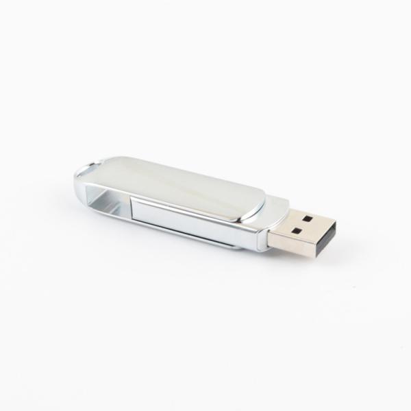 Shiny Metal Usb Flash Drive Twist Shaped 16GB 32GB 64GB 128GB 100mbs Usb 3.0