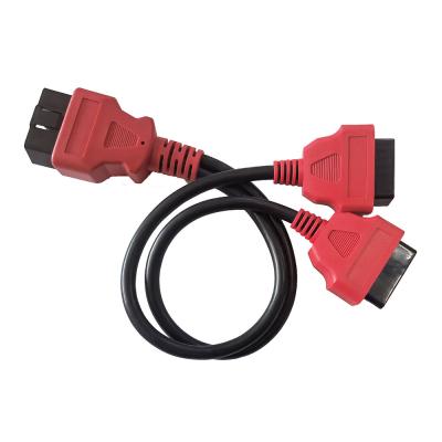 Comprimento do cabo vermelho 30cm do adaptador do conector Obd2 16 fêmea de Pin Male To 2
