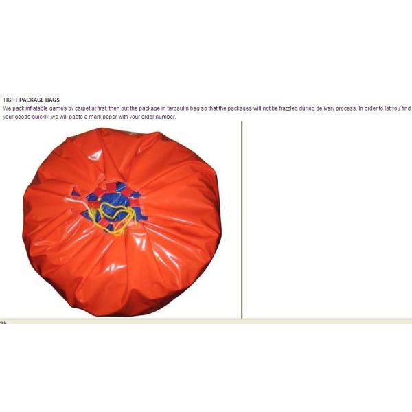 Всход футбола штрафа крупного плана игр спорт PVC раздувной игры броска футбола раздувной из игр спорта для детей