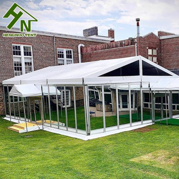 UV Resistant Temporary Party Tent Building 15HW Hardness Strong Aluminium Structure