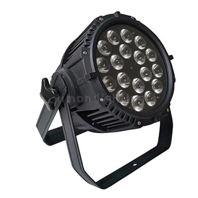Factory Direct Price Die-cast Aluminum Outdoor 18pcs 18w RGBWAUV 6in1 IP65 LED Par Light