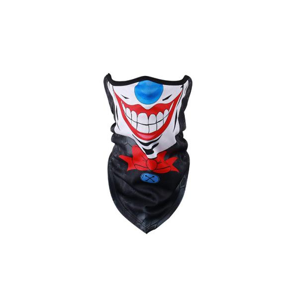 Sweat-proof Breathable Comfortable Pattern Outdoor Riding Bicycle Mouth Shield Motorcycle Face Mouth Shield Neck Head Scarf