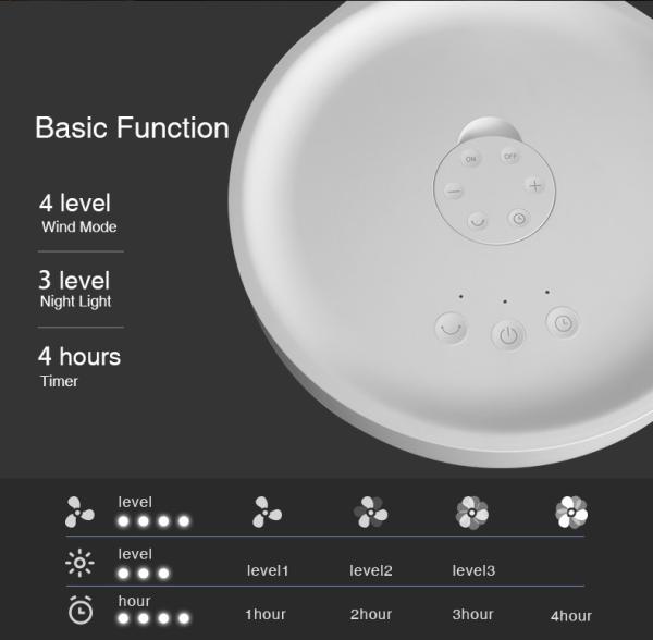 Retractable Folding Rechargeable Fan Air Cooling Ventilator type