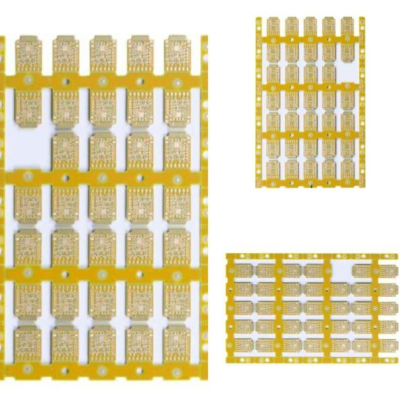 0.8mm 4 цвет 1OZ доски PCB слоя HDI желтый закончили золото погружения