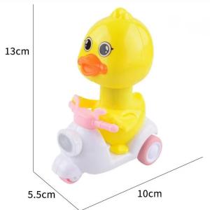 Wholesale Toys Rubber Ducklings Children's Pressure Inertia Return Little Yellow