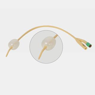 Smooth Taper Tip 12Fr - 26Fr Natural Latex Female Foley Catheter / Urinary Leg Bags WL2014