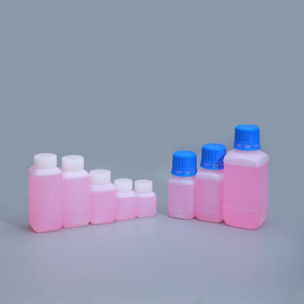 60 ml de plástico quadrado Laboratório Polylab frasco de reagente para experimento científico ODM