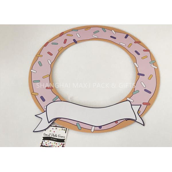 Kids 18th Birthday Festival Party Decorations Donut Paper Chipboard 15x15''