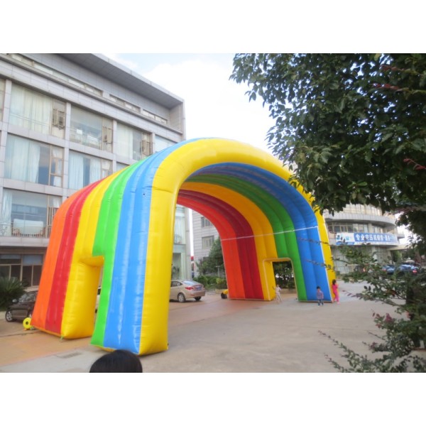 Customized Colorful Inflatable Tunnel Ads Display Inflatable Tent Outdoor Tents for Commercial Wedding Exhibitions Events