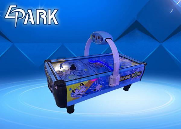 Turbo Hoki Kids Air Hockey Race Arcade Game Machine With Wooden Cabinet Metal Frame