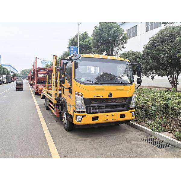 HOWO Light Double Deck Flatbed Road Rescue Wrecker Tow Truck For Sale