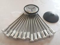 goupilles métalliques de Bi de goupilles de soudage des goujons de 3mm x de 65mm avec les têtes isolées par aluminium de 6 x 15 millimètres