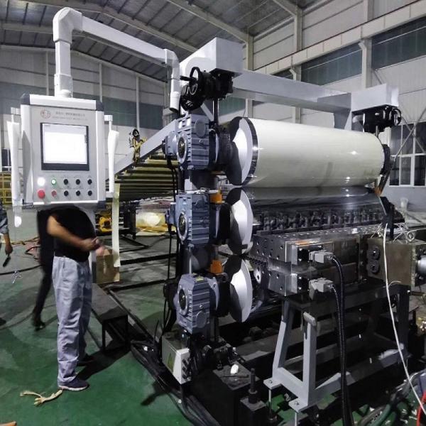 400mm-2000mm PP PE ABS Sheet Extrusion Line Twin Screw Plastic Extruder