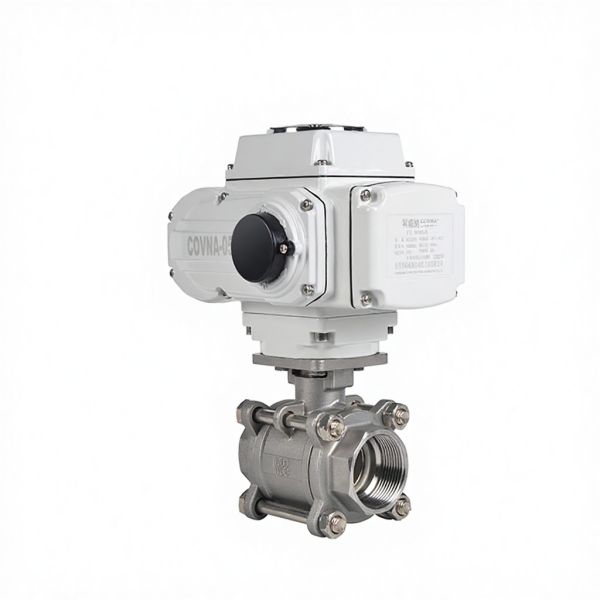 2in PN63 DC 12V High Pressure Electric Actuated BSP Thread ISO Mount Stainless Steel Water OEM Remote Control Ball Valve