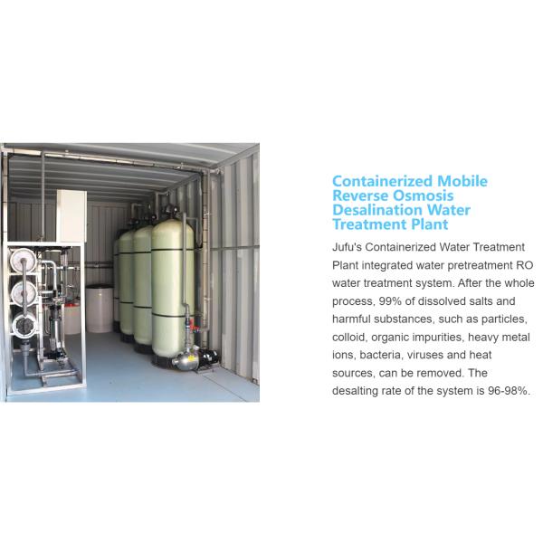 Отдаленная область Containerized система очистителя воды завода водоочистки