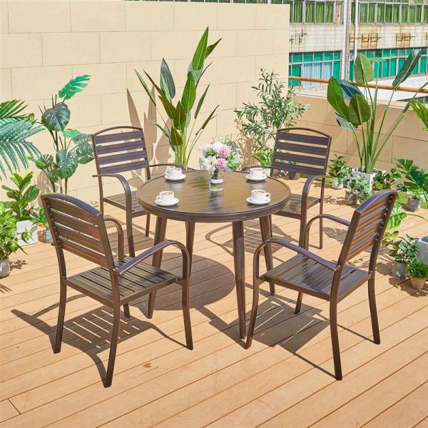 Metal Aluminum Leg Chair Plant Bench Outdoor Rest Chairs for Mail Packing