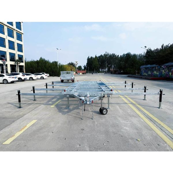 Remorques de Tiny House Squelette Robustes Galvanisées à Chaud Argent