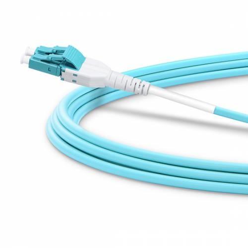 Dual Link Cable Fiber Optic Jumper Non Switchable SM OM3 OM4 LC Uniboot Patch Cord