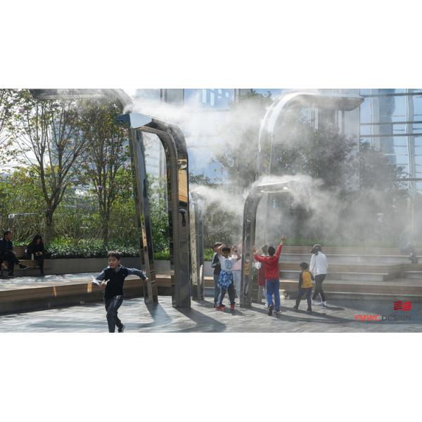 SCULPTURE Stainless Steel Water Features for Custom Art Installations in Unique Shapes
