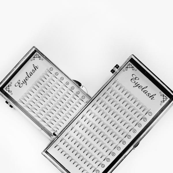Cruelty Free Pre Fanned Russian Lashes 0 . 05 / 0 . 07 / 0 . 10mm Thickness