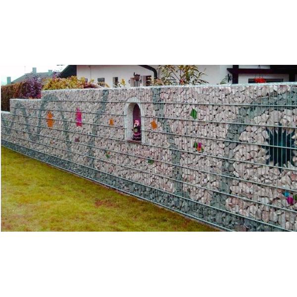 нержавеющая сталь гальванизированная высотой Gabions 0.5m для подпорной стенки