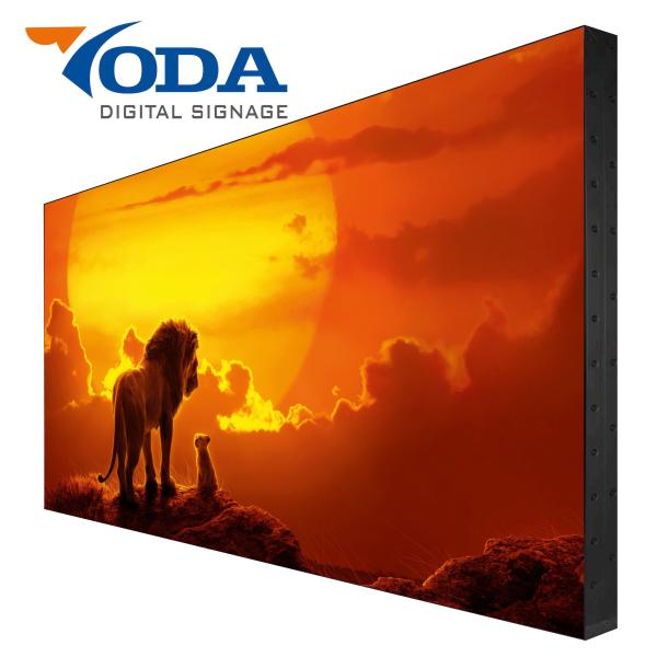 Indoor 800CD/M2 55 Inches LCD Wall Display Multi-Screen Video Wall