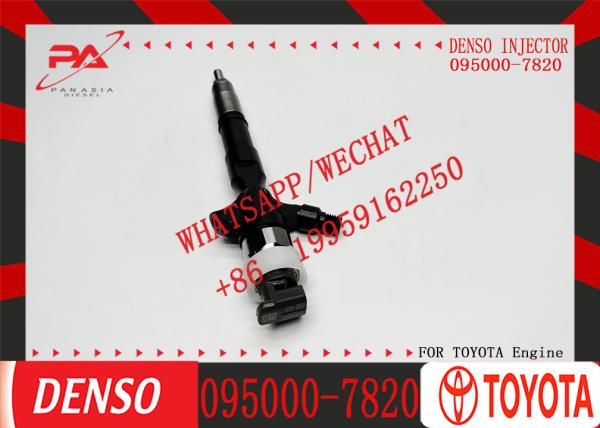 Injecteur de carburant de type Common Rail original 095000-7820 095000-7821 23670-30290 pour TOY-OTA 1KD-FTV EURO 4