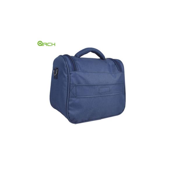 600D Printing Duffel Travel Vanity Cosmetic Bag with Top Carry Handle