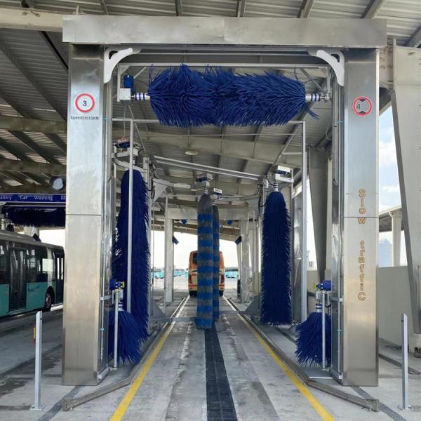 Gantry Type Automatic Bus Wash Machine For 4200mm height vehicle in maximum