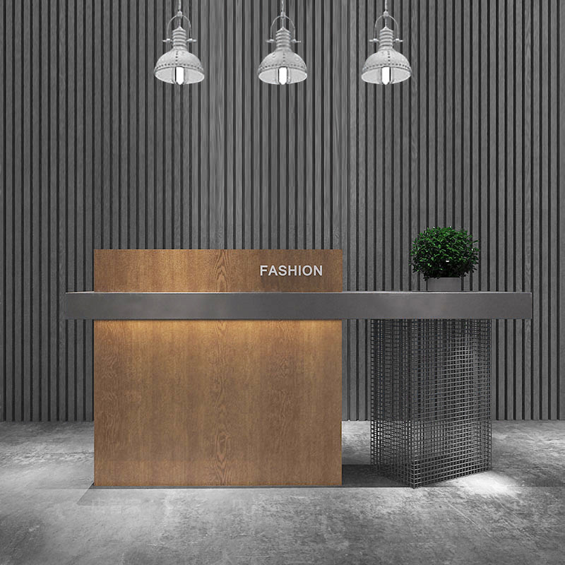 Office Furniture Modern Beauty Salon Reception Desk for Front Desk Mail Packing N