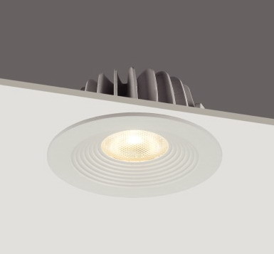 High IP Rate LED Recessed Downlight 7 Watt Luminous Flux 560lm White / Black / Silver