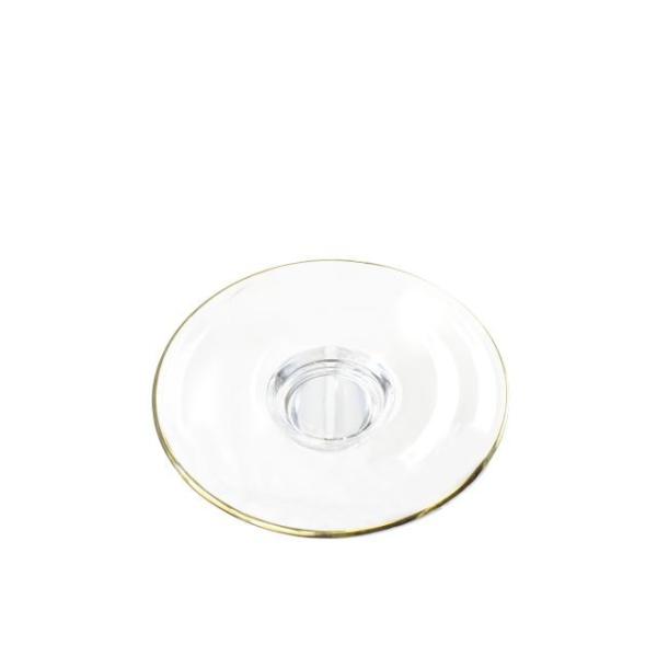 Custom Design 2oz High Quality Gold Decoration Glass Coffee Set