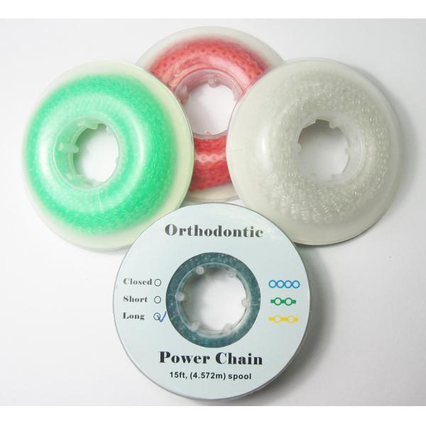 Аппаратуры ортодонтической цепи Elastane зубоврачебные ортодонтические высокопрочные