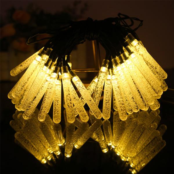 10M Bubble Stick LED Christmas Light String AC200-240V 4W Plug-in PVC Transparent Wire