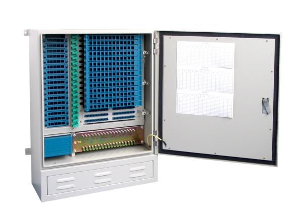 IP65 Fiber Distribution Cabinet Fiber Optic Splice Cabinet 144 Fibre Outdoor SC FC ST