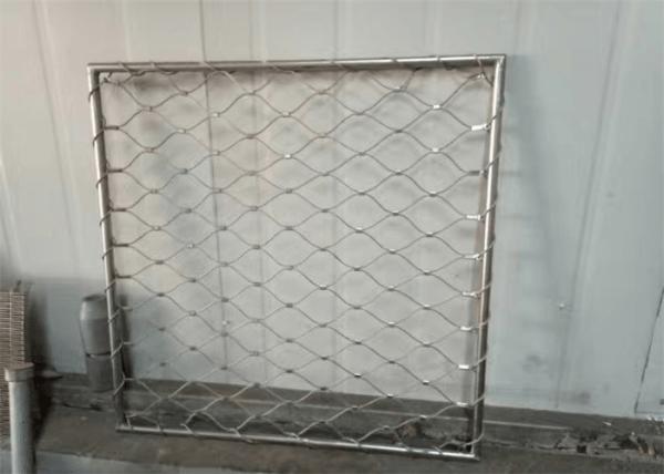 Dallas AISI304 Stainless Steel Cable Mesh Railing net For Bridge Stairway