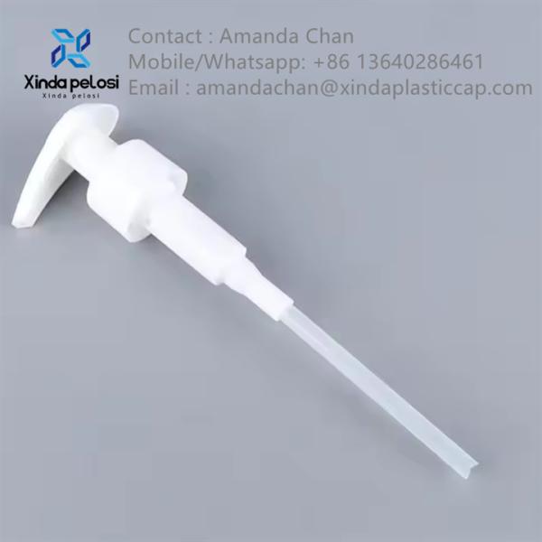 Жидкое мыло диспенсер винтовой лосьон насос белый пластиковый насос голова для стирки