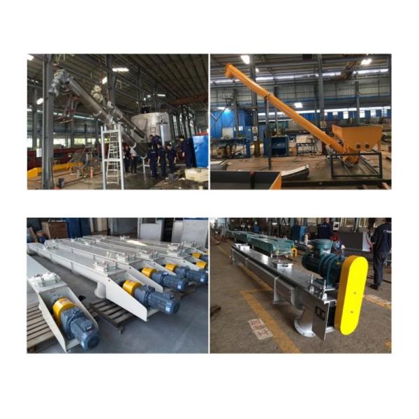 Stainless Steel Auger Spiral Granular Material Powder Screw Conveyor High Efficiency