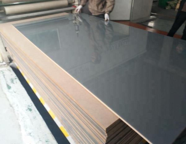 scratch resistant high gloss acrylic MDF panel , 1220*2440*19mm