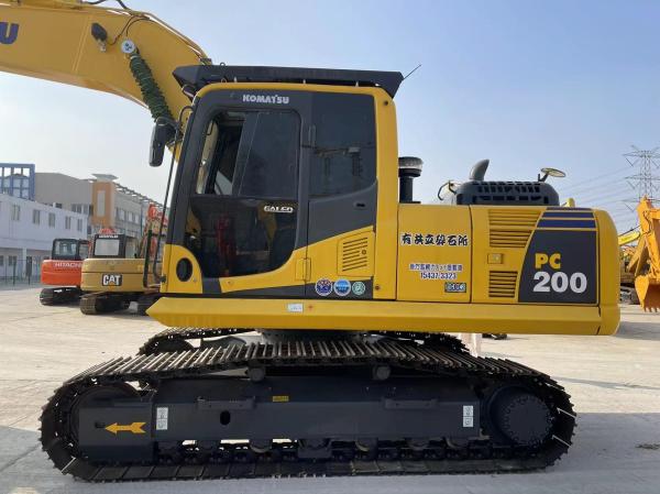 PC200-8 usou a máquina escavadora Used Crawler Excavator de KOMATSU