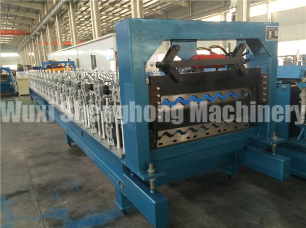 Galvanized Roofing Sheet Double Deck Roll Forming Machine 16mm