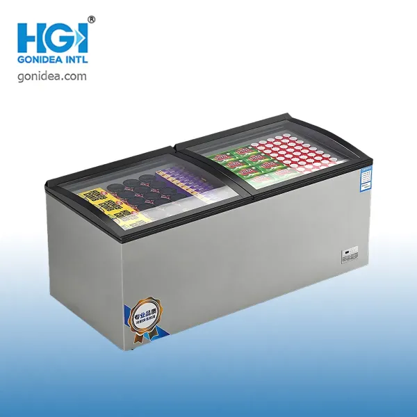 Factory Price Commercial Ice Cream Gelato Display Freezer Frozen Food Display Cabinet