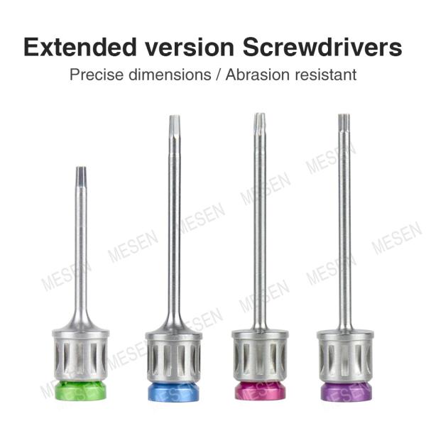30mm 37mm Dental Extended Version Implant Screwdrivers Universal Prosthetic Kit