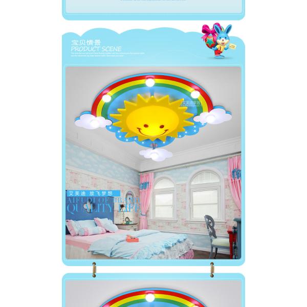 Creative children's room bedroom flush mount ceiling light(WH-MA-150)