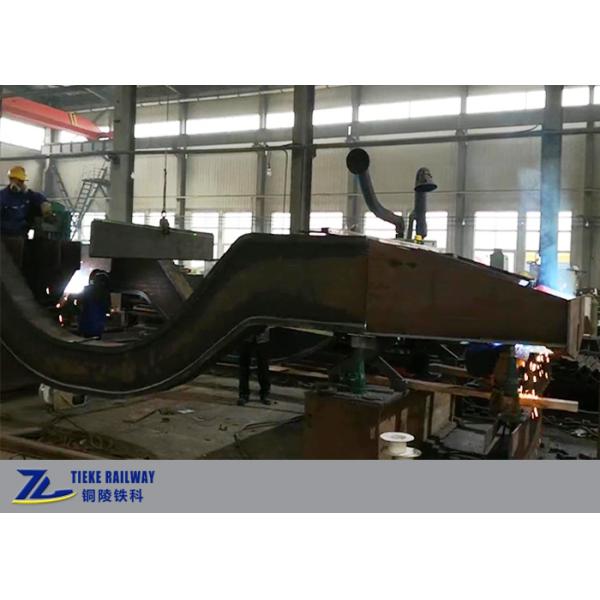 100t Railway Freight Wagon Molten Steel 1435mm Gauge Hot Metal Ladle Car